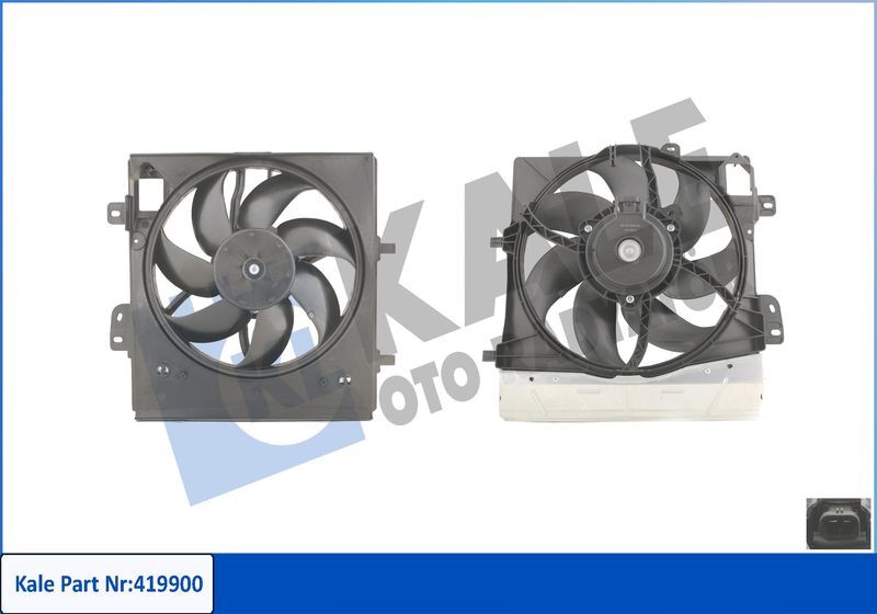 PEUGEOT 207/208/301/C2/C3 05- FAN MOTORU 1253.P8 KALE