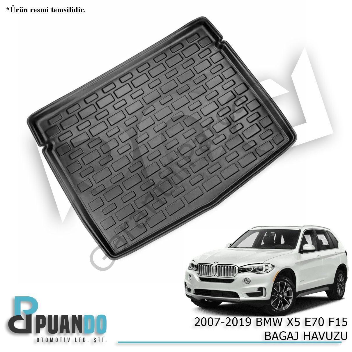 2007-2019 BMW X5 E70 F15 BAGAJ HAVUZU