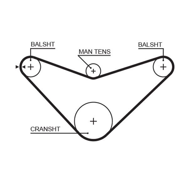 HONDA ACCORD (CB, CE, CG, CH) 90-02 BALANS KAYISI 13405-PT0-004 GATES