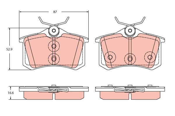 MG ZS SUV 17 -> FREN BALATASI ARKA 10347032 TRW