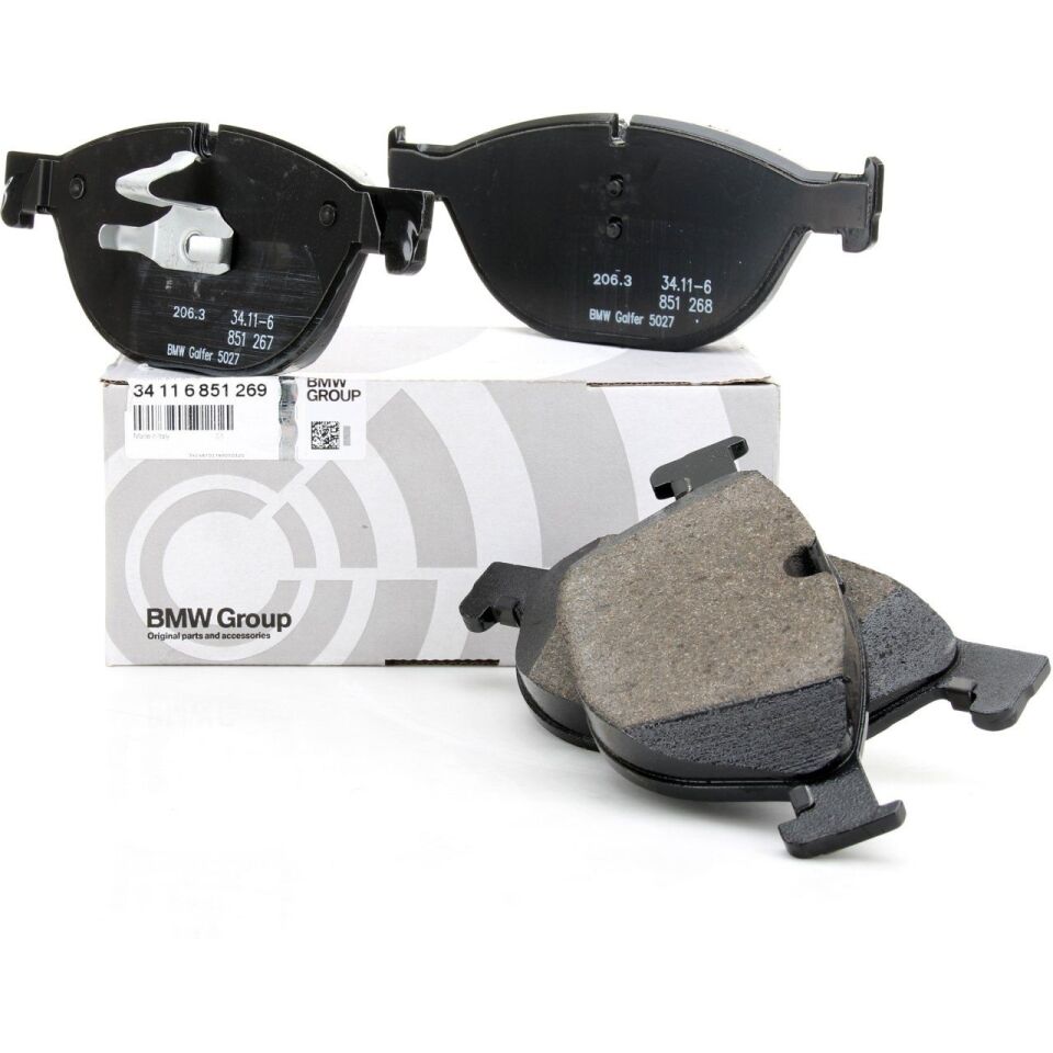 BMW F06-F07-F10-F11-F12-F13-F01-F02-F04 10-17 FREN BALATASI ÖN 34116851269 FTE