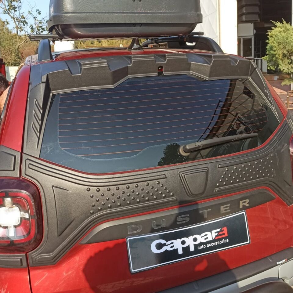 Dacia Duster 2018-2022 Yıl Aralığı Uyumlu Arka Cam Spoiler 3 Parça