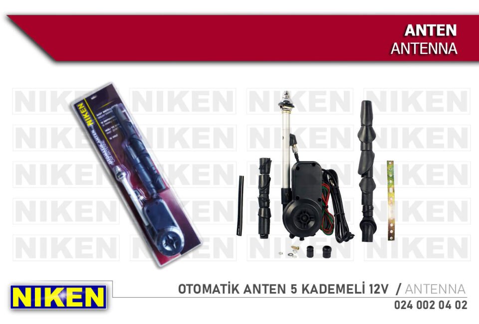OTOMATİK ANTEN 5 KADEMELİ 12V