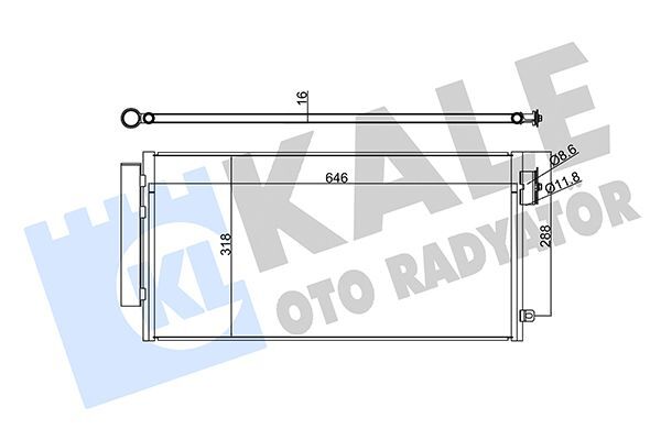 FIAT EGEA 15- KLIMA RADYATÖRÜ 51887955 BSG