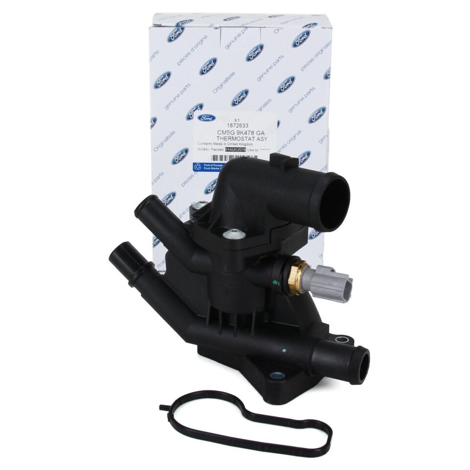 FORD FOCUS III B-MAX C- MAX II ECOSPORT FIESTA VI VII COURIER CONNECT V-408 V-362 12- TERMOSTAT CM5G 9K478 GA BEHR-T