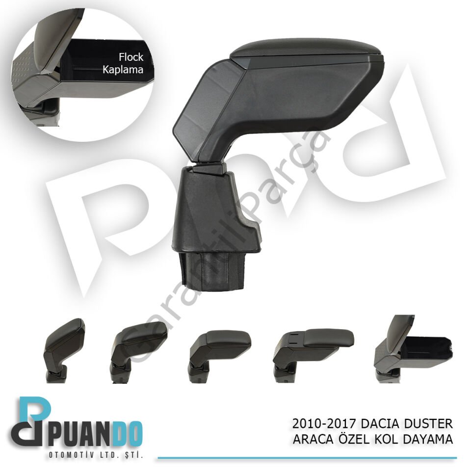 2010-2018 DACIA DUSTER ARACA OZEL KOL DAYAMA SIYAH