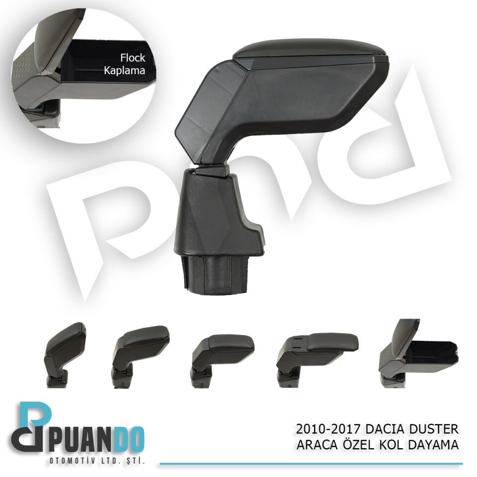 2010-2018 DACIA DUSTER ARACA OZEL KOL DAYAMA SIYAH