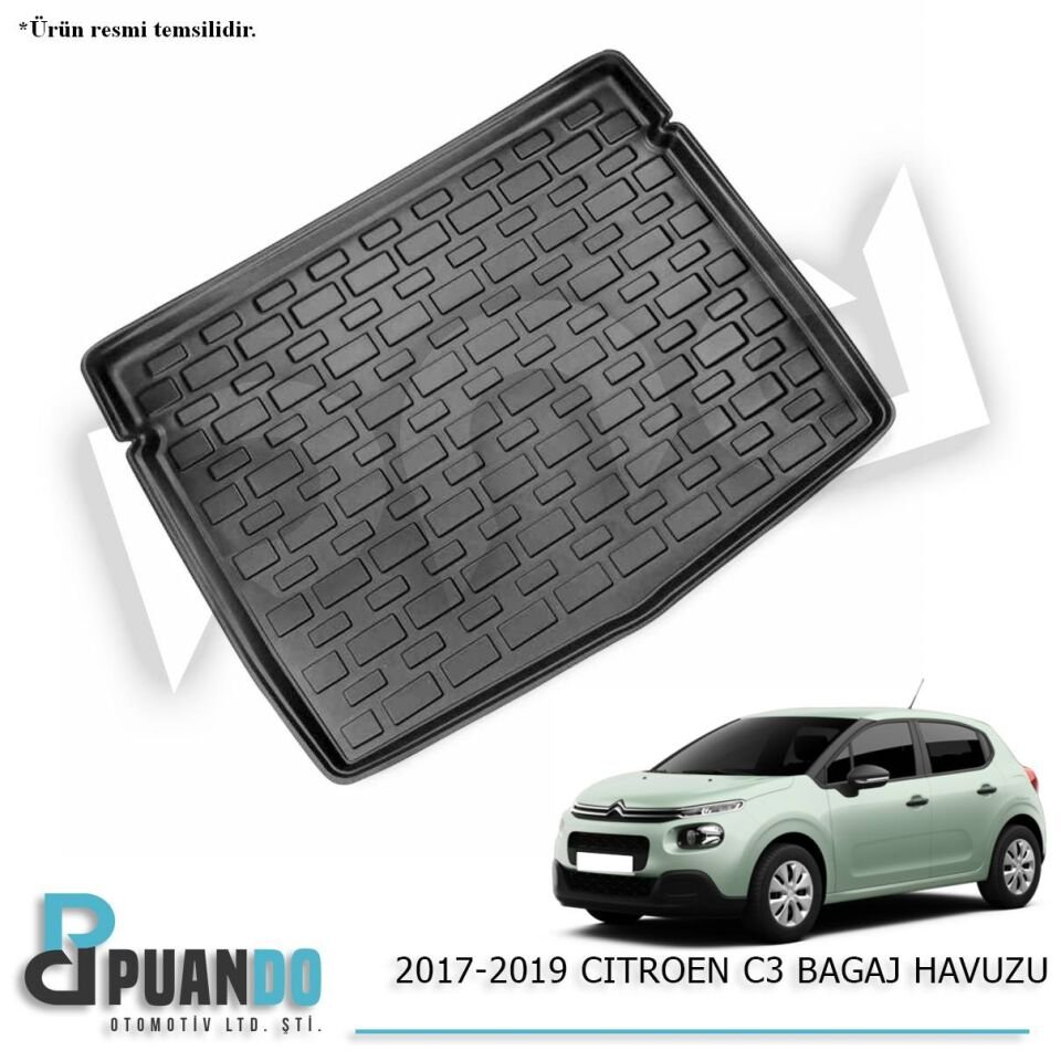 2017-2019 CITROEN C3 BAGAJ HAVUZU