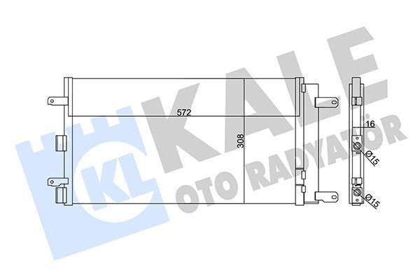 FIAT DOBLO 01- KLIMA RADYATÖRÜ 51758873 BSG
