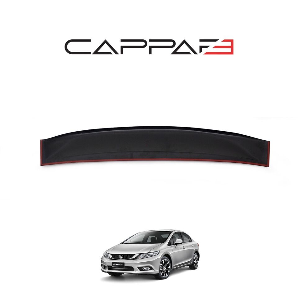 Honda Civic 2012-2015 Yıl Aralığı Uyumlu Arka Cam Üstü Spoyler
