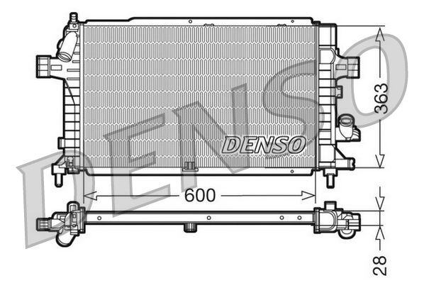 FIAT DOBLO 05- FAN MOTORU 51755589 NRF