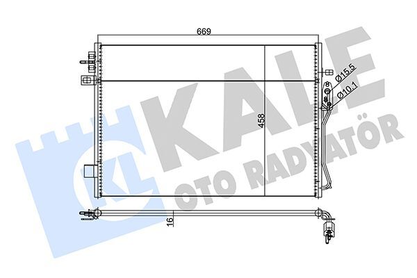 FIAT FREEMONT 11- KLIMA RADYATÖRÜ 68038244AA BSG