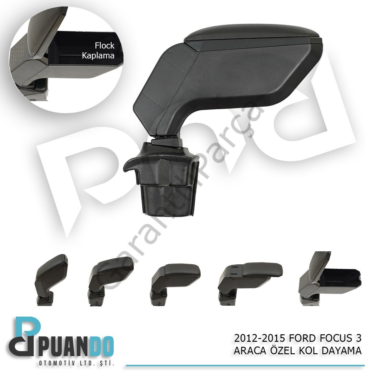 2012-2015 FORD FOCUS 3 ARACA OZEL KOL DAYAMA SIYAH