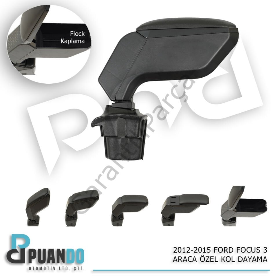 2012-2015 FORD FOCUS 3 ARACA OZEL KOL DAYAMA SIYAH