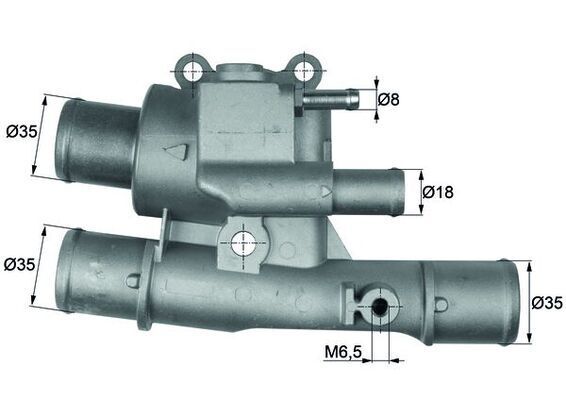 FIAT ALBEA-DOBLO-PALIO-BRAVO/MAREA/STILO 96- TERMOSTAT 46776217 BEHR-T