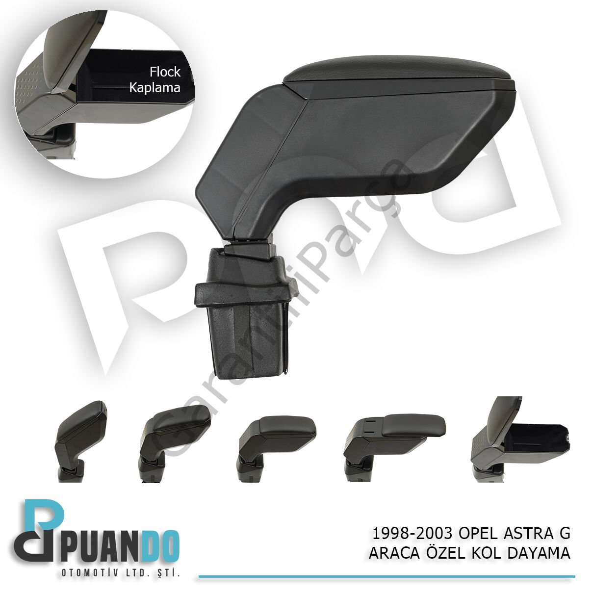 1998-2003 OPEL ASTRA G ARACA OZEL KOL DAYAMA SIYAH