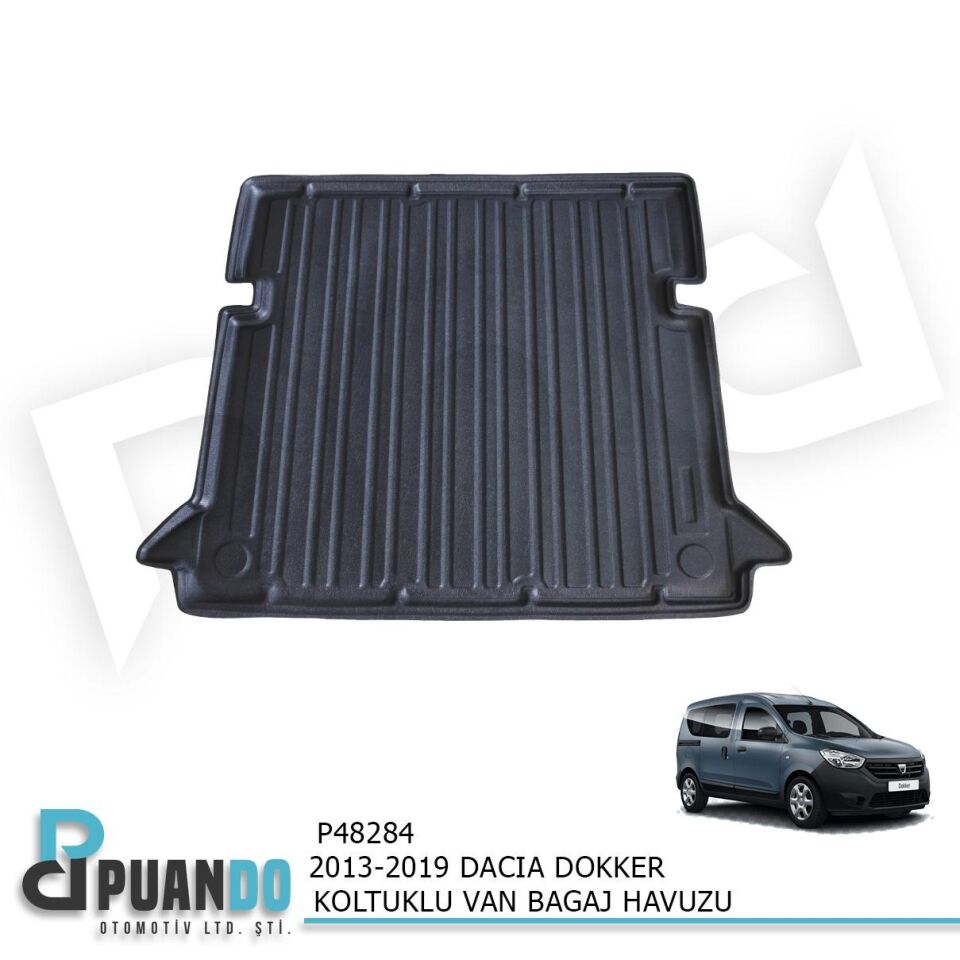 2013-2019 DACIA DOKKER KOLTUKLU VAN BAGAJ HAVUZU
