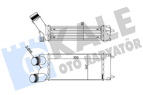 PEUGEOT PARTNER/BERLINGO 08- TURBO RADYATÖRÜ 0384.L9 KALE