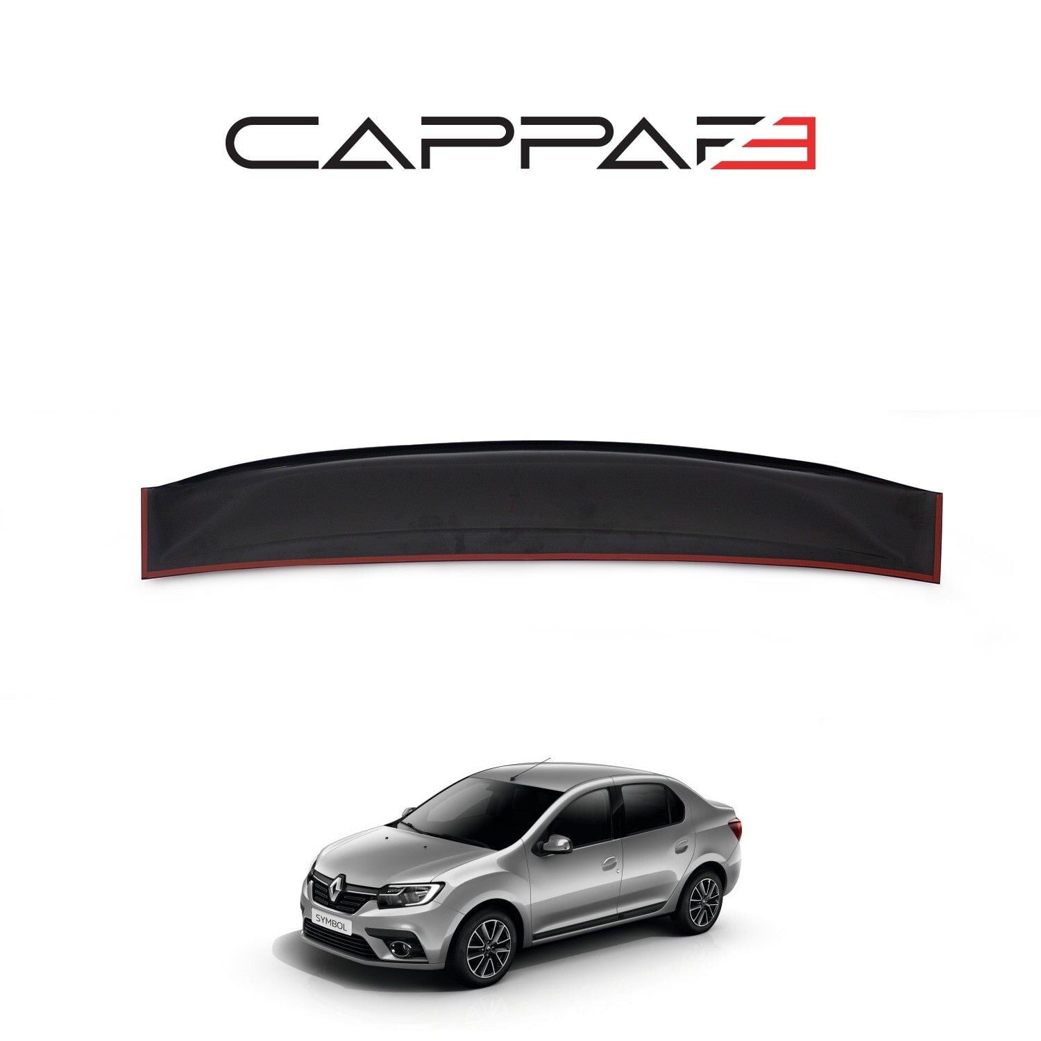 Renault Symbol 2013- Yılı ve Sonrası Uyumlu Arka Cam Spoyler