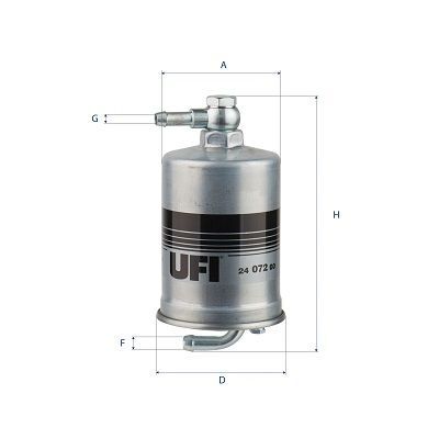AUDI A4 04-08 YAKIT FILTRESI 8E0127401C UFI