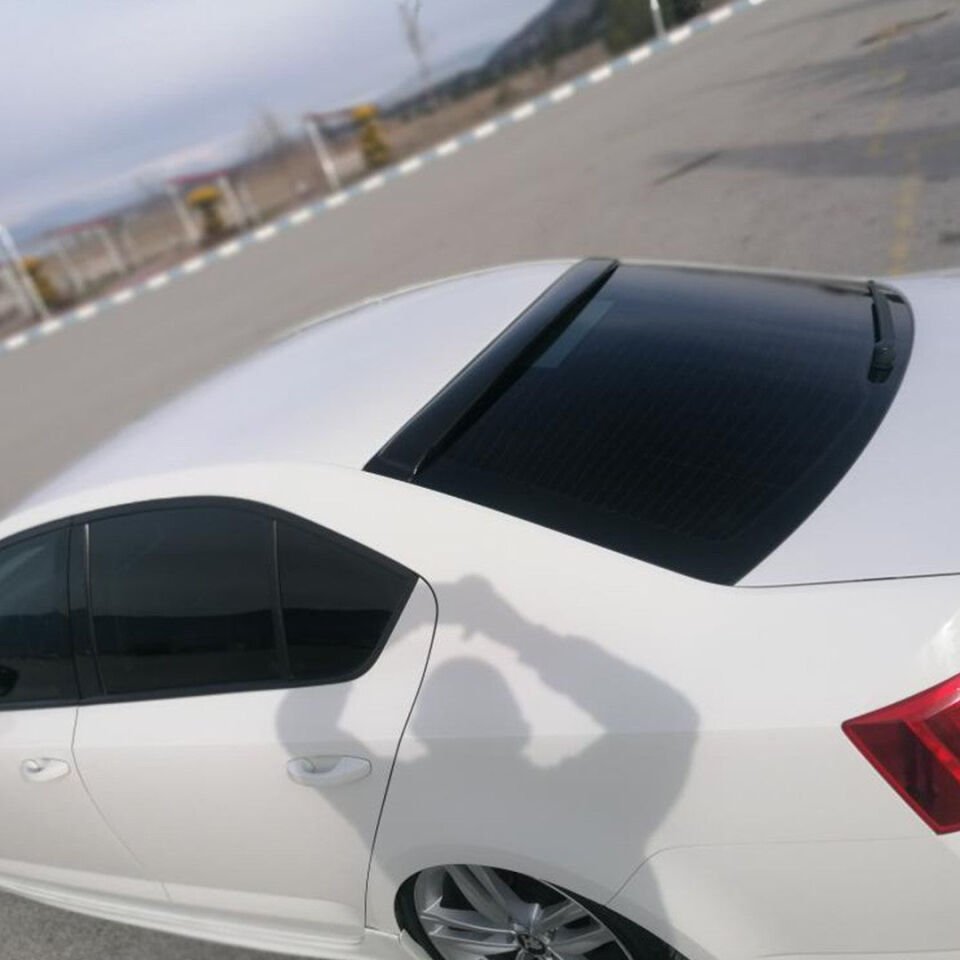 Skoda Octavia 2013 Yılı Ve Sonrası Uyumlu Arka Cam Üstü Spoyler