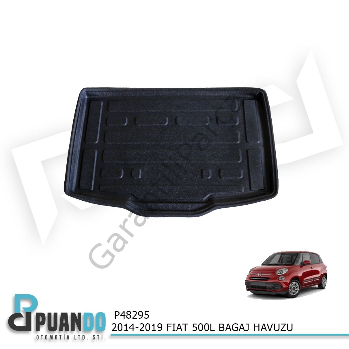 2014-2019 FIAT 500L BAGAJ HAVUZU