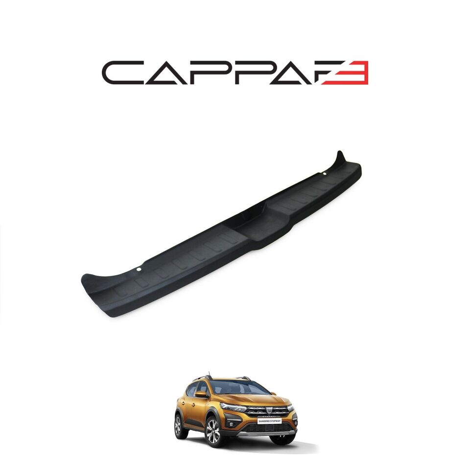 Dacia Sandero 2021- Yılı ve Sonrası Uyumlu Arka Tampon Eşiği Mat