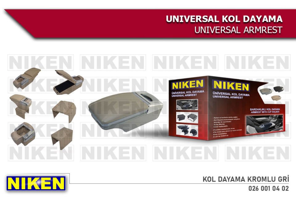 KOL DAYAMA KROMLU GRİ