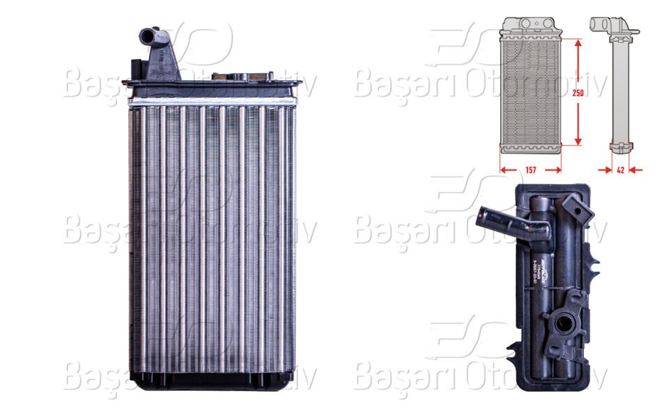 FIAT TEMPRA/TIPO 92- KALORIFER RADYATORU 7754065 OPAR