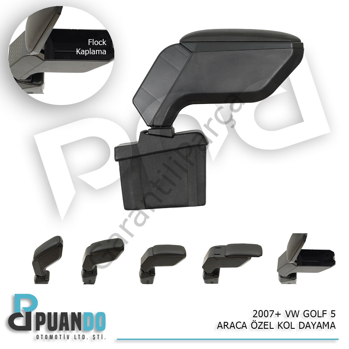 2004-2007 VW GOLF 5 ARACA OZEL KOL DAYAMA SIYAH