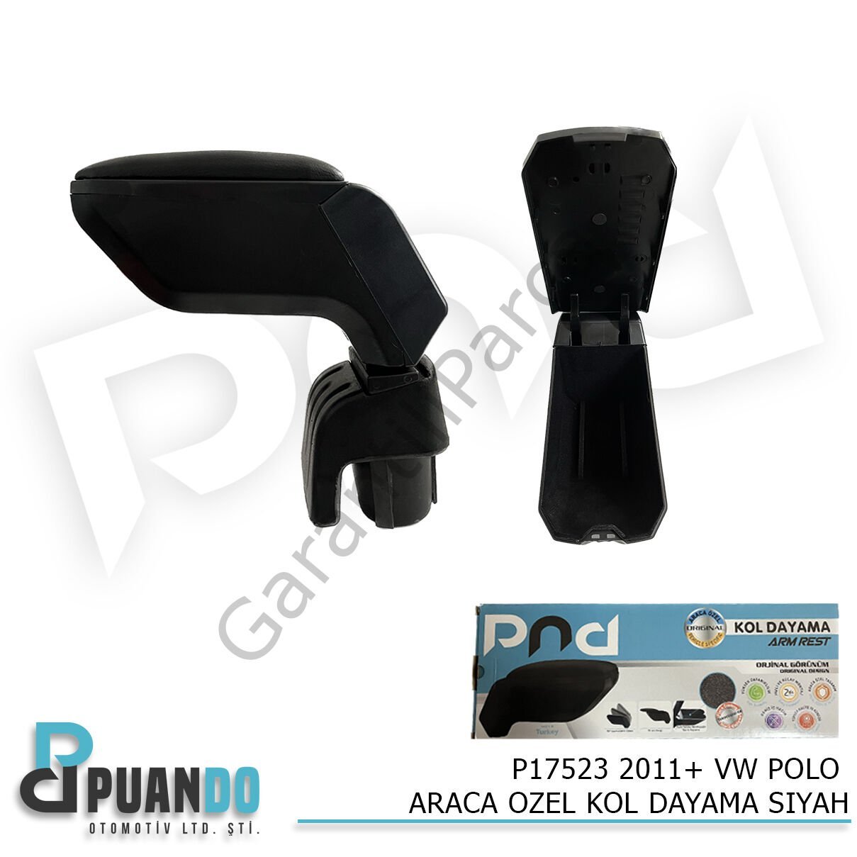 2011+ VW POLO ARACA OZEL KOL DAYAMA SIYAH