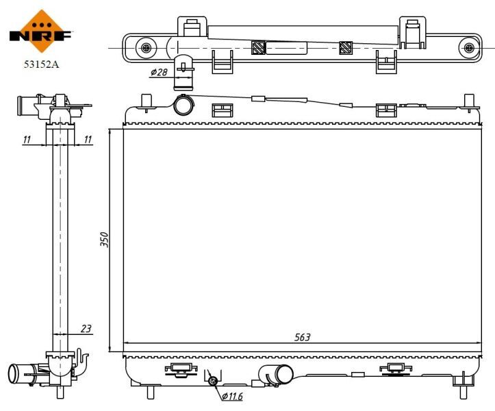 FORD FIESTA/B-MAX 08- SU RADYATÖRÜ 8V51 8005 BF NRF