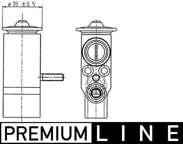MERCEDES-BENZ W168-202-210 94-02 KLIMA VALFI A2108300084 BEHR