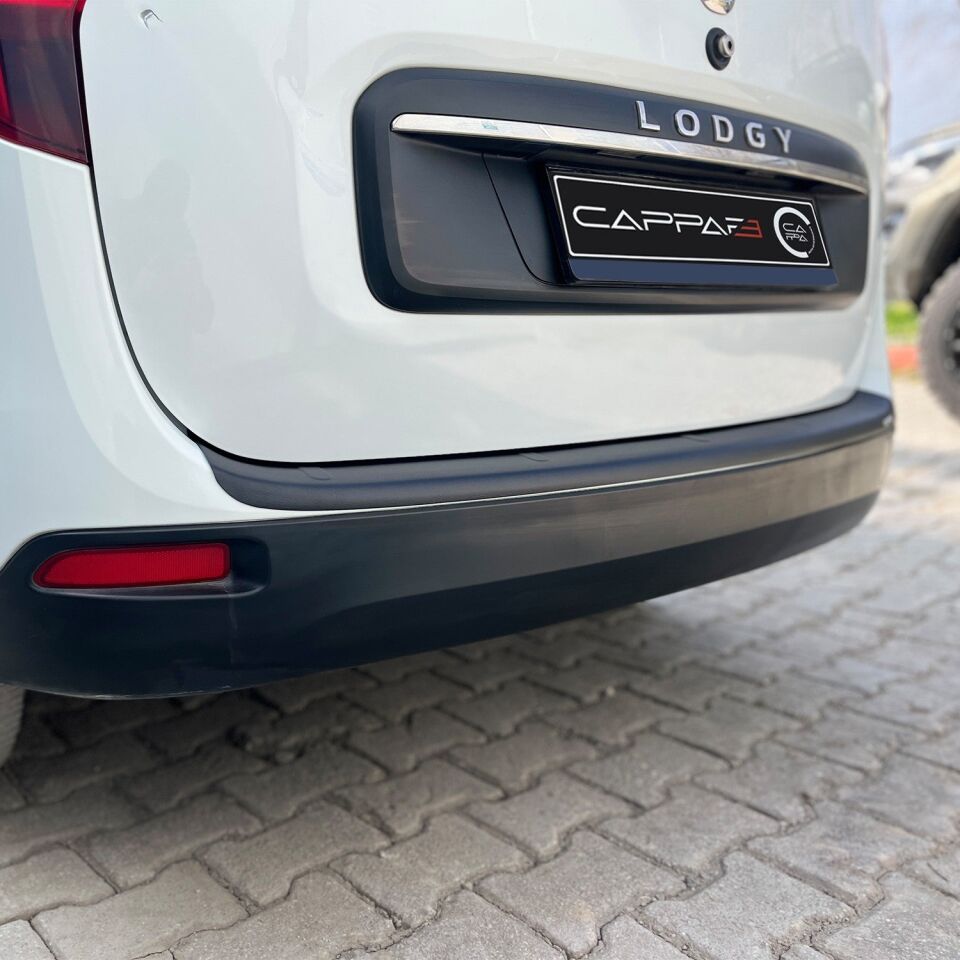 Dacia Lodgy 2013- Yılı ve Sonrası Uyumlu Arka Tampon Eşiği Mat