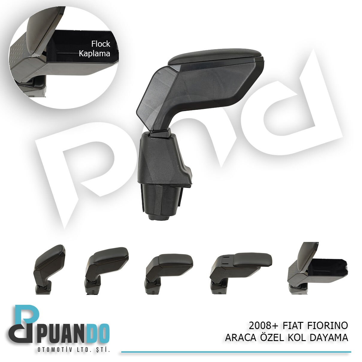 2008+ FIAT FIORINO ARACA OZEL KOL DAYAMA SIYAH