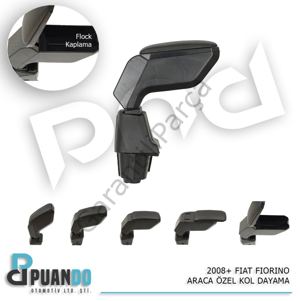 2008+ FIAT FIORINO ARACA OZEL KOL DAYAMA SIYAH