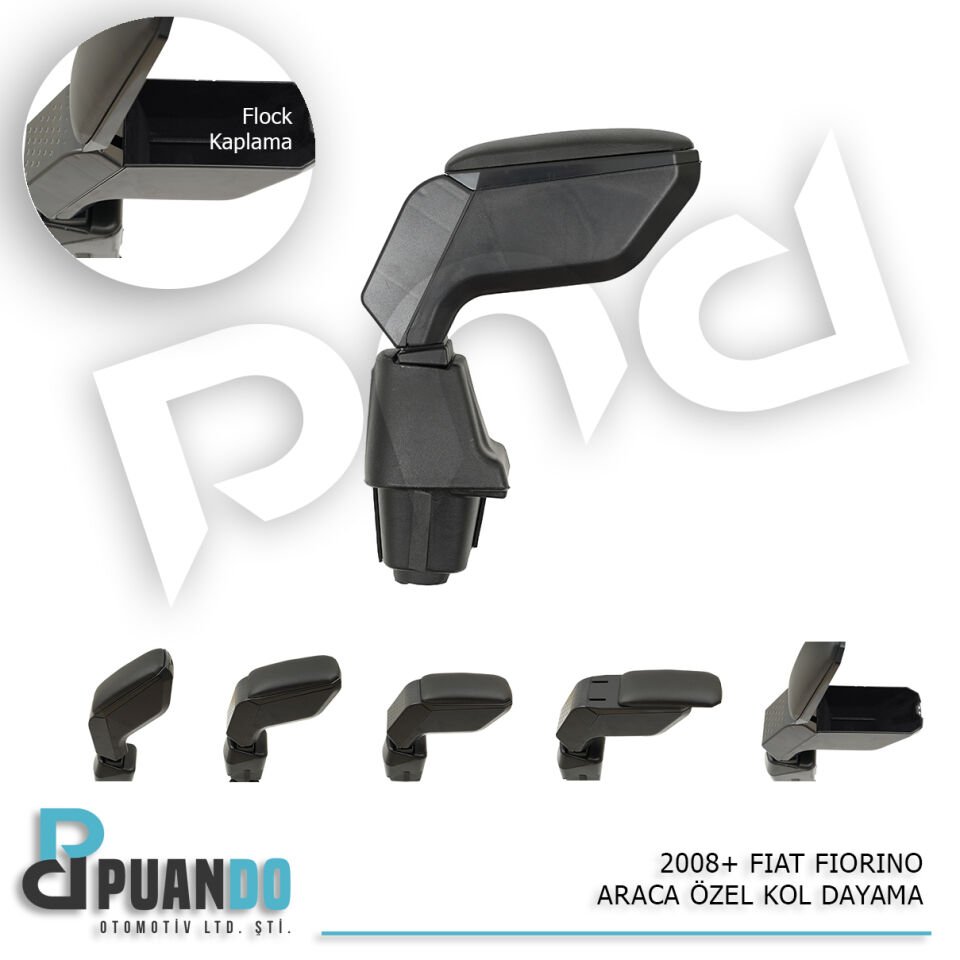 2008+ FIAT FIORINO ARACA OZEL KOL DAYAMA SIYAH