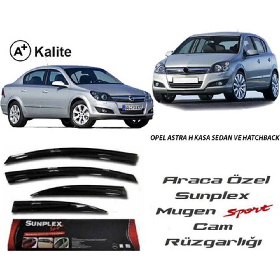 HONDA CIVIC 2001-2006 MUGEN CAM RÜZGARLIĞI ÖN-ARKA4prç