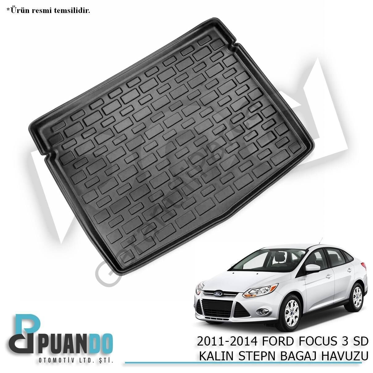 2011-2014 FORD FOCUS 3 SD KALIN STEPN BAGAJ HAVUZU
