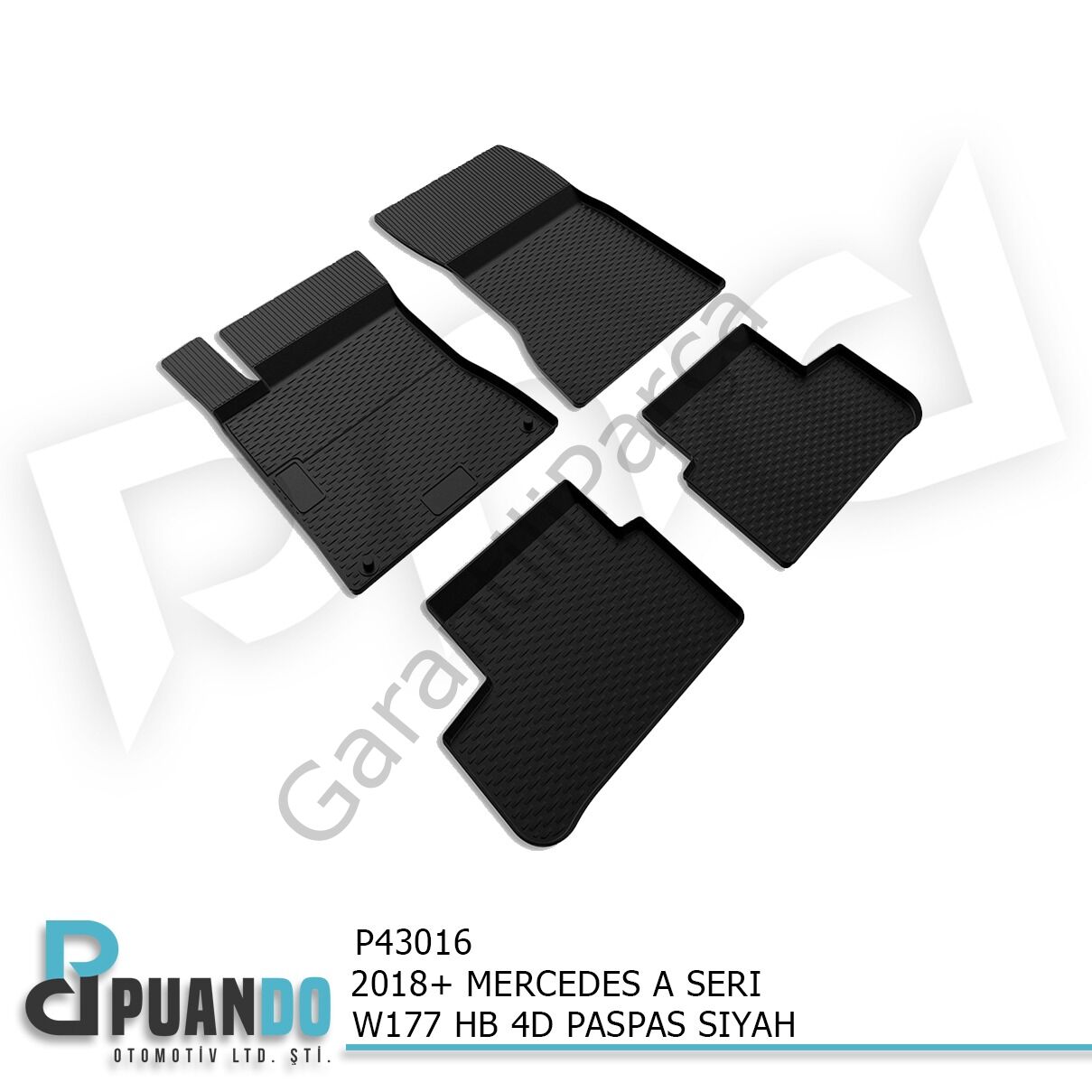 2018+ MERCEDES A SERI W177 HB 4D PASPAS SIYAH