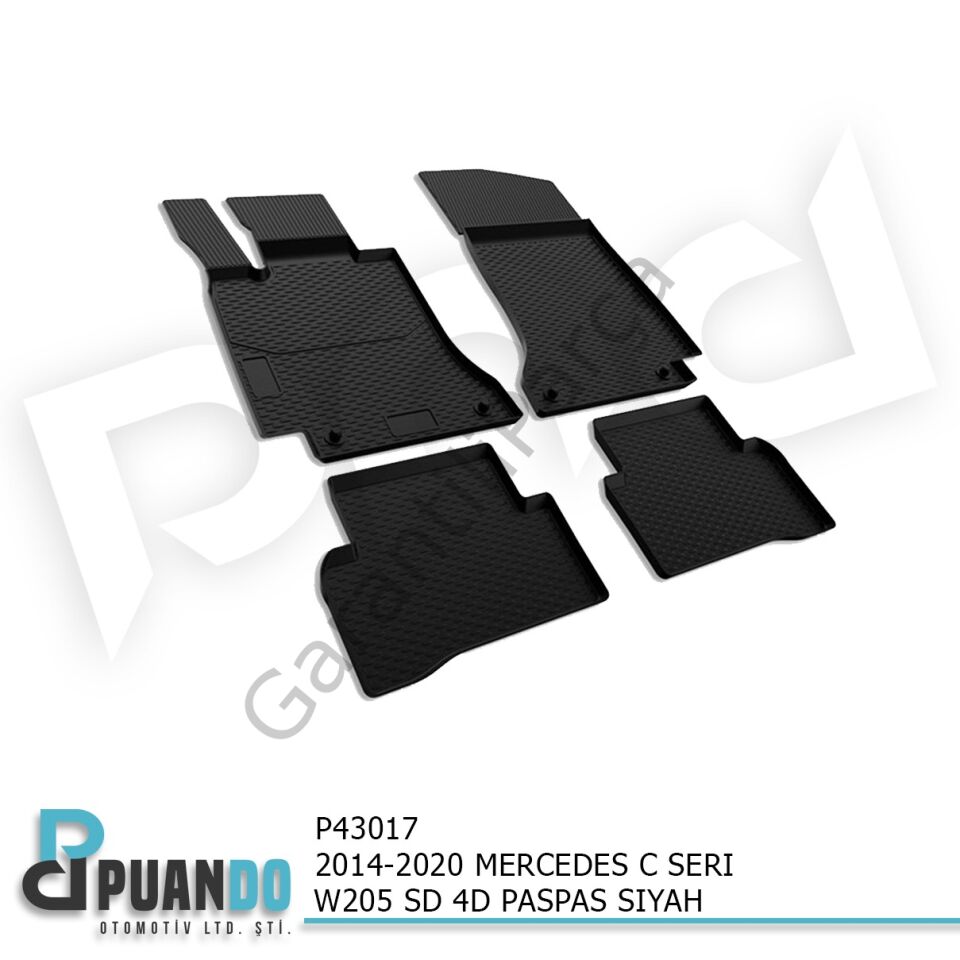 2014-2020 MERCEDES C SERI W205 SD 4D PASPAS SIYAH