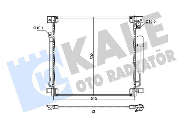 MITSUBISHI L200 (KK, KL) 15-19 KLIMA RADYATÖRÜ 7812A292 KALE