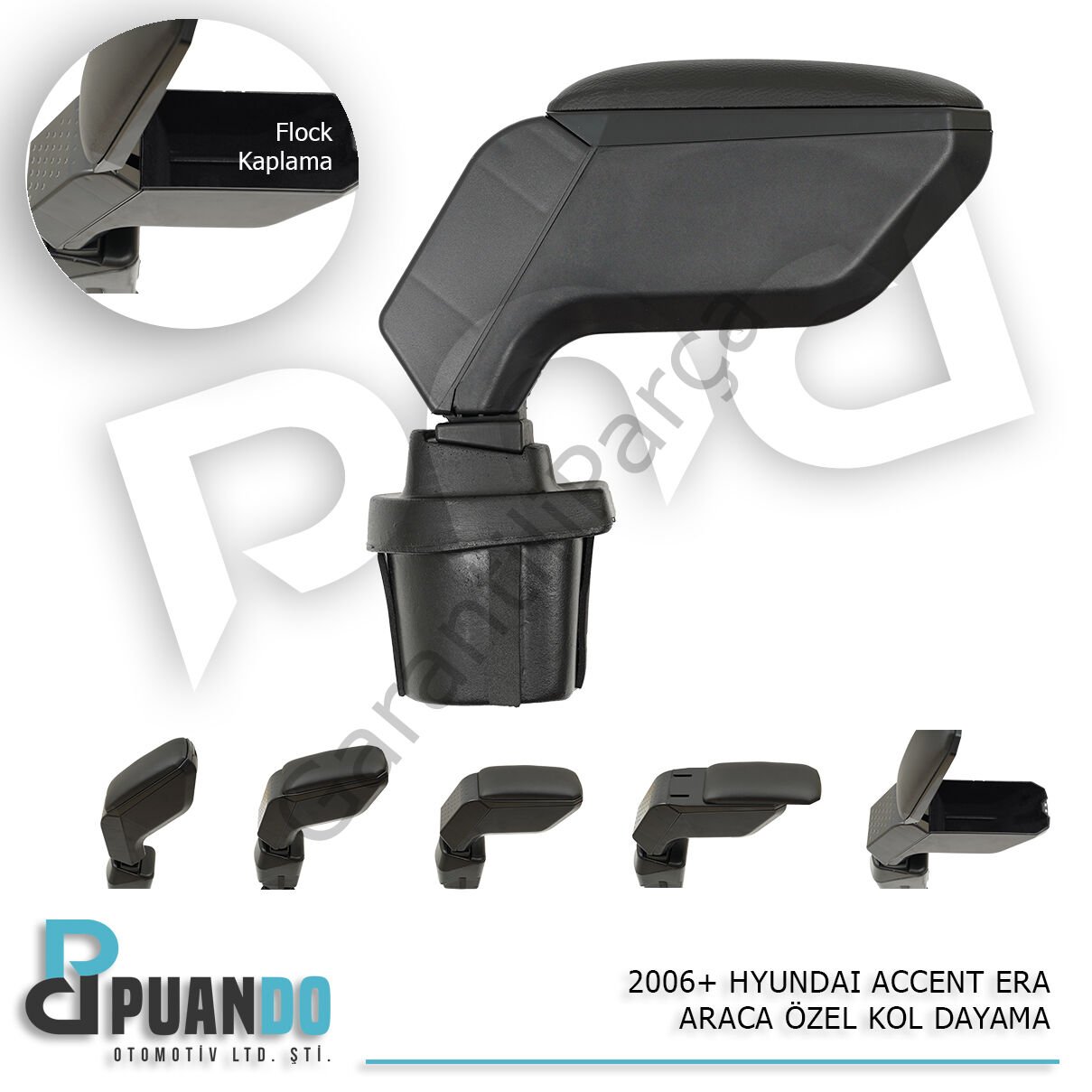 2006+ HYUNDAI ACCENT ERA ARACA OZEL KOL DAYAMA SIY