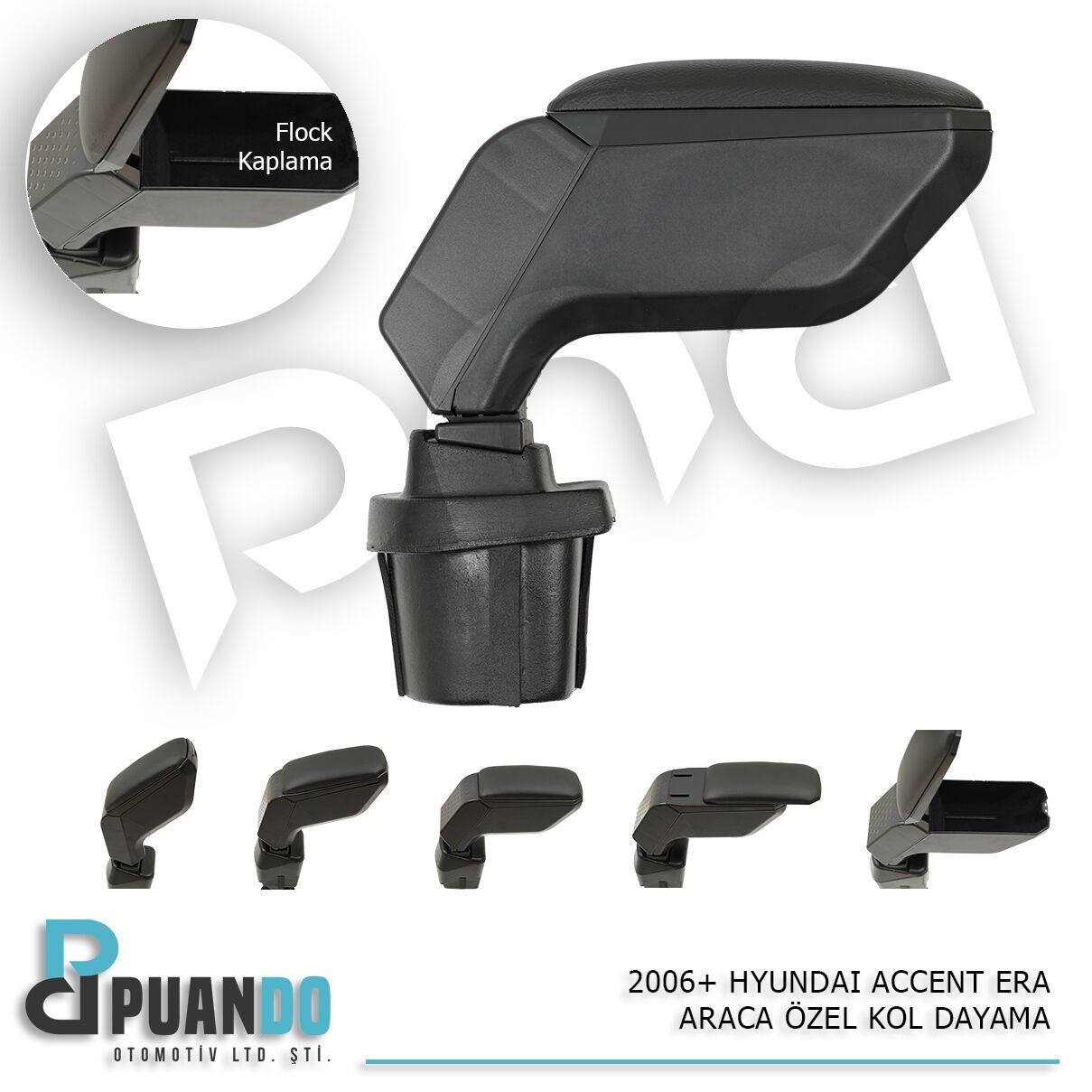 2006+ HYUNDAI ACCENT ERA ARACA OZEL KOL DAYAMA SIY