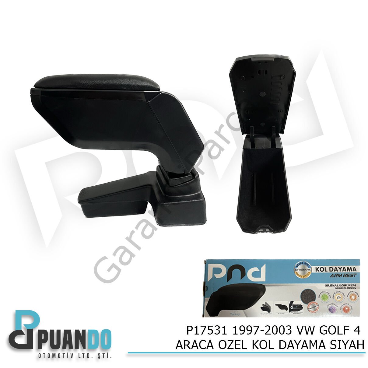 1997-2003 VW GOLF 4 ARACA OZEL KOL DAYAMA SIYAH