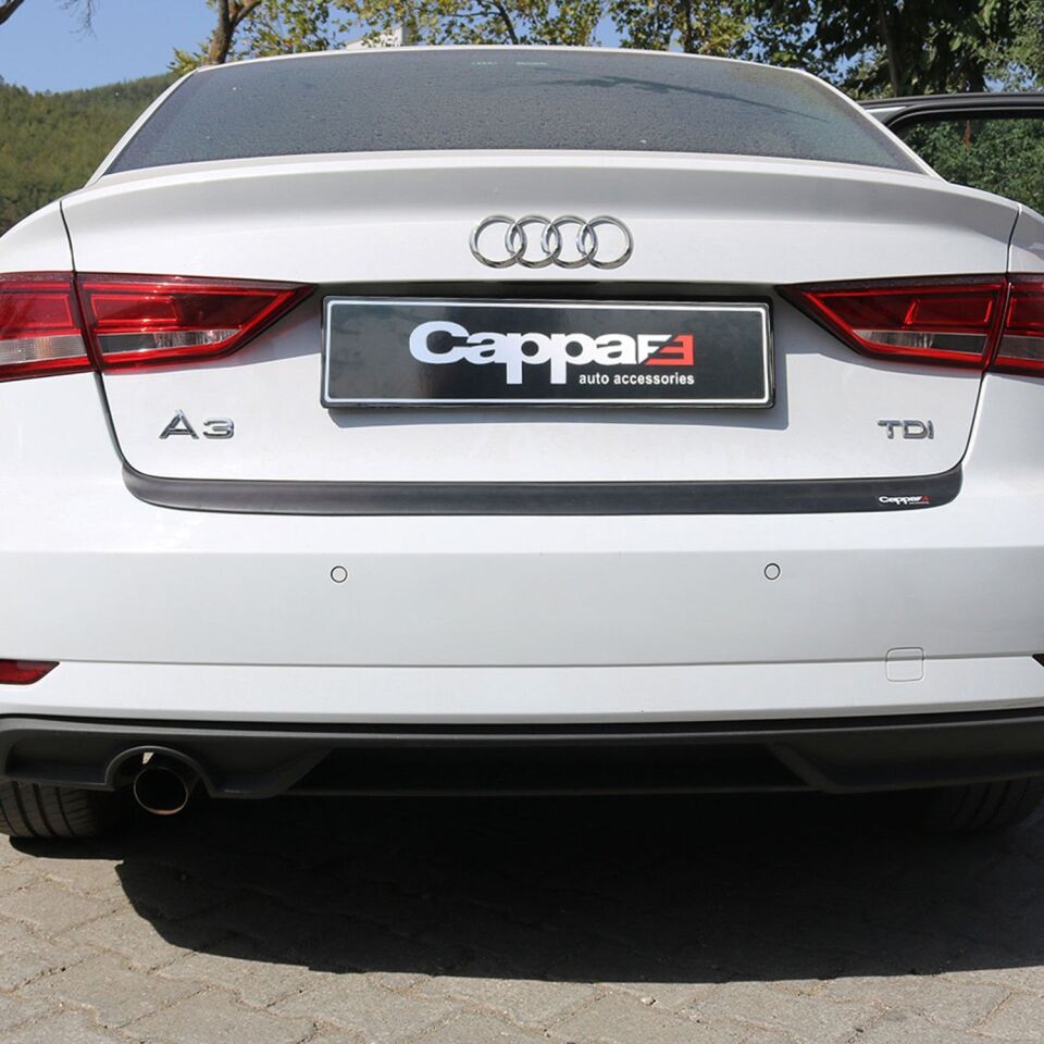 Audi A3 Sedan 2016-2020 Arka Tampon Eşiği Mat