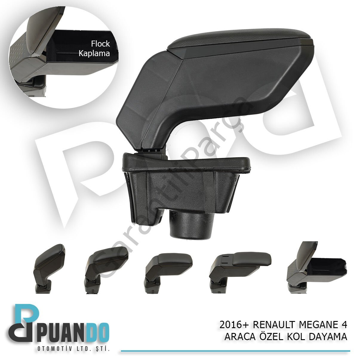 2016+ RENAULT MEGANE 4 ARACA OZEL KOL DAYAMA SIYAH