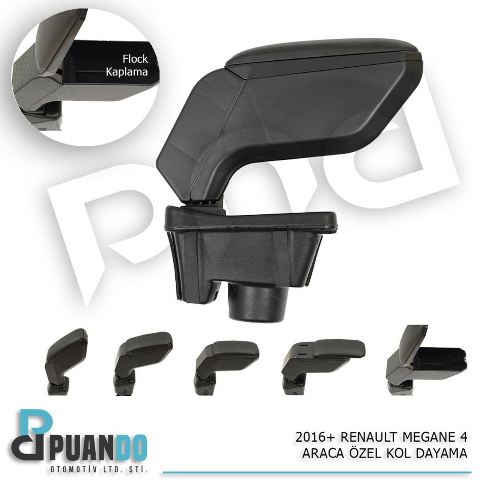 2016+ RENAULT MEGANE 4 ARACA OZEL KOL DAYAMA SIYAH