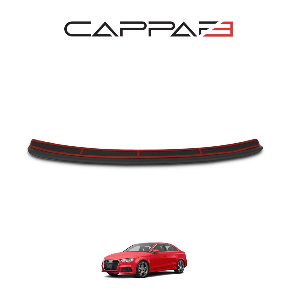 Audi A3 Sedan 2016-2020 Arka Tampon Eşiği Parlak