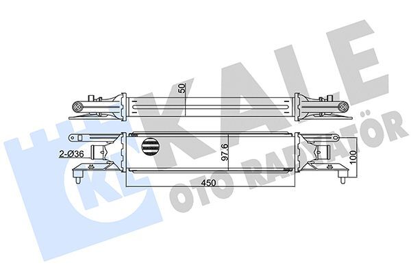 FIAT GRANDE PUNTO 2005- TURBO RADYATÖRÜ 51837369 BSG